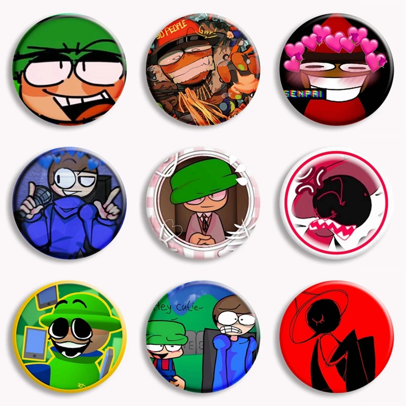 Broche de botão macio para crianças, broche para bolsa, crachá para meninos e meninas, figura engraçada de anime, Dave Bambi Bandu, personagem do jogo expunged, acessórios para presentes