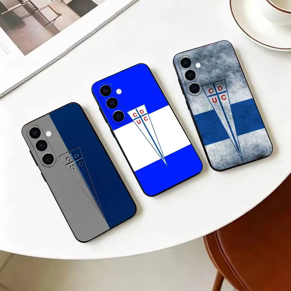 U-Universidad C-Catolica 1937 Coque de téléphone en silicone souple noir pour Samsung Galaxy A71 A72 A73 A51 et autres modèles associés