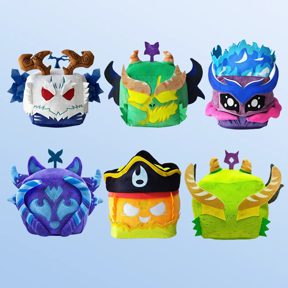 Früchte Plüschtiere Anime Spiel Plüschtier Obst Leopardenmuster Box Plüschtiere Spielzeug Weiche gefüllte Früchte Spielzeug Geburtstagsgeschenke