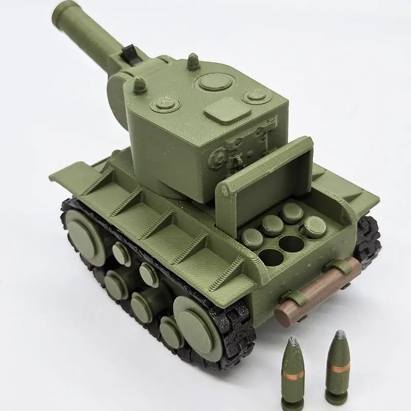 

Buildable Projectile Tank Toy, 3D Printed DIY Launcher Model, Fun STEM Gift & Affordable Kids Birthday Present