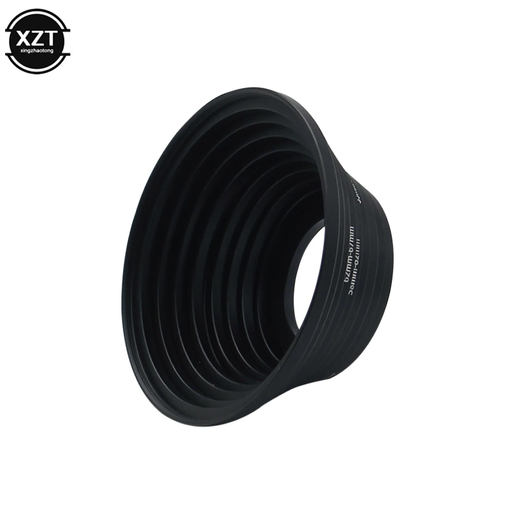 9pcs/SET 37-82mm Lens Step Up Filter Ring Adapter Set 37 49 52 55 58 62 67 72 77 82 mm Kit