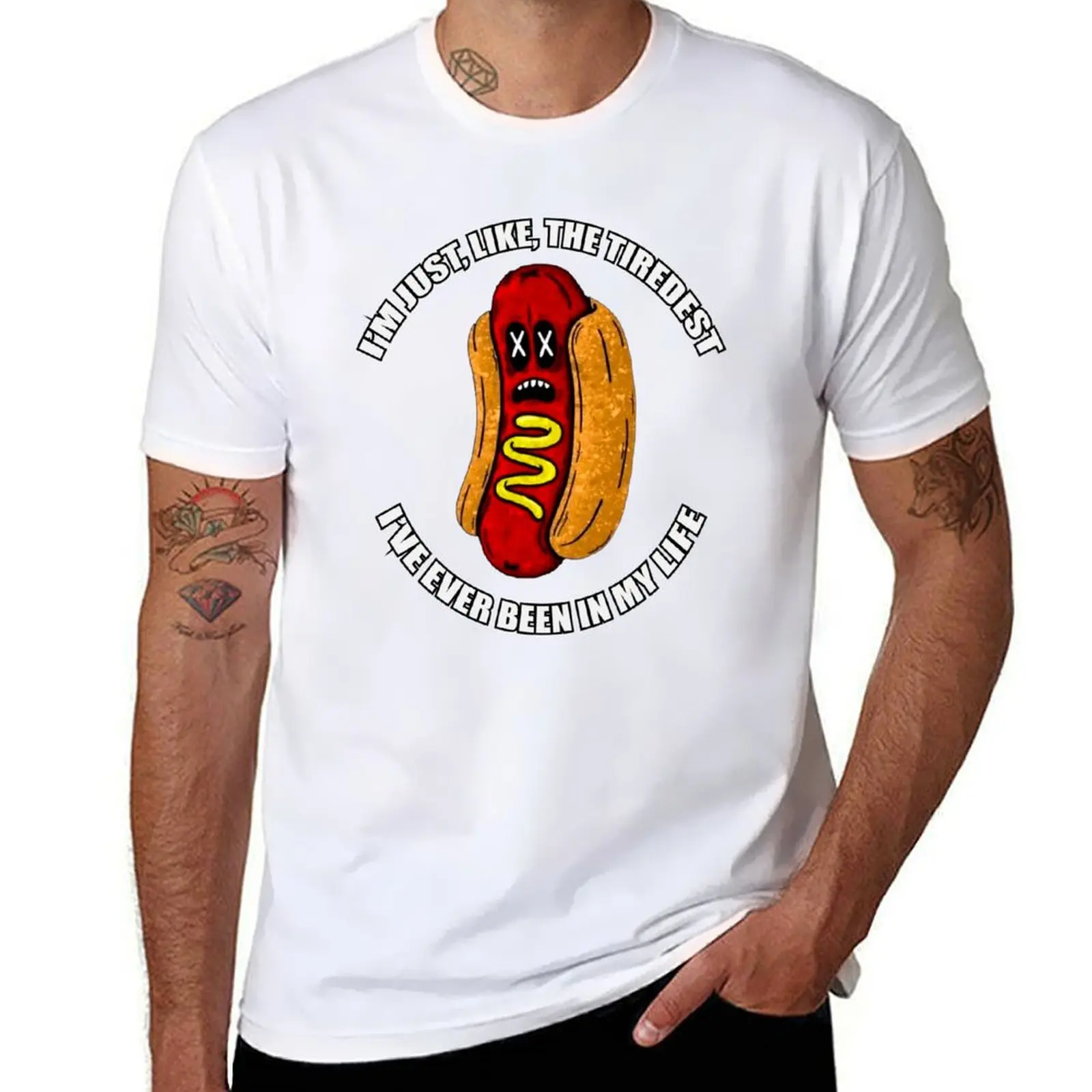 

i'm just like the tiredest i've ever been in my life T-Shirt t shirt personalised anime t shirts for man T-Shirt