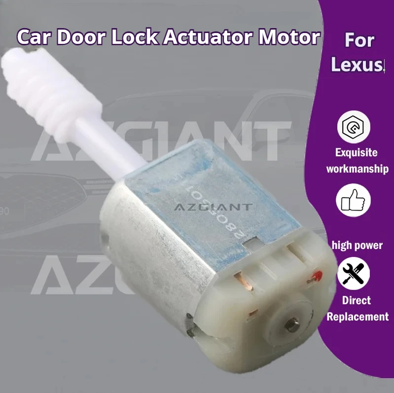 

AZGIANT DC12V Door Lock Latch Actuator For Lexus GX470/ RX330/RX350/RX400H Direct Current Motor Plastic worm tool Plastic worm