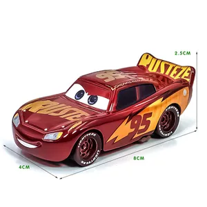 Disney Pixar Cars 2 und 3 Modellspielzeug für Blitz Kinder McQueen, Mater, Sheriff, Liga, Metallmodell, 1:55, Fahrzeuge, Geschenk für Jungen 10 Hauptverkaufsformel 3 - №6