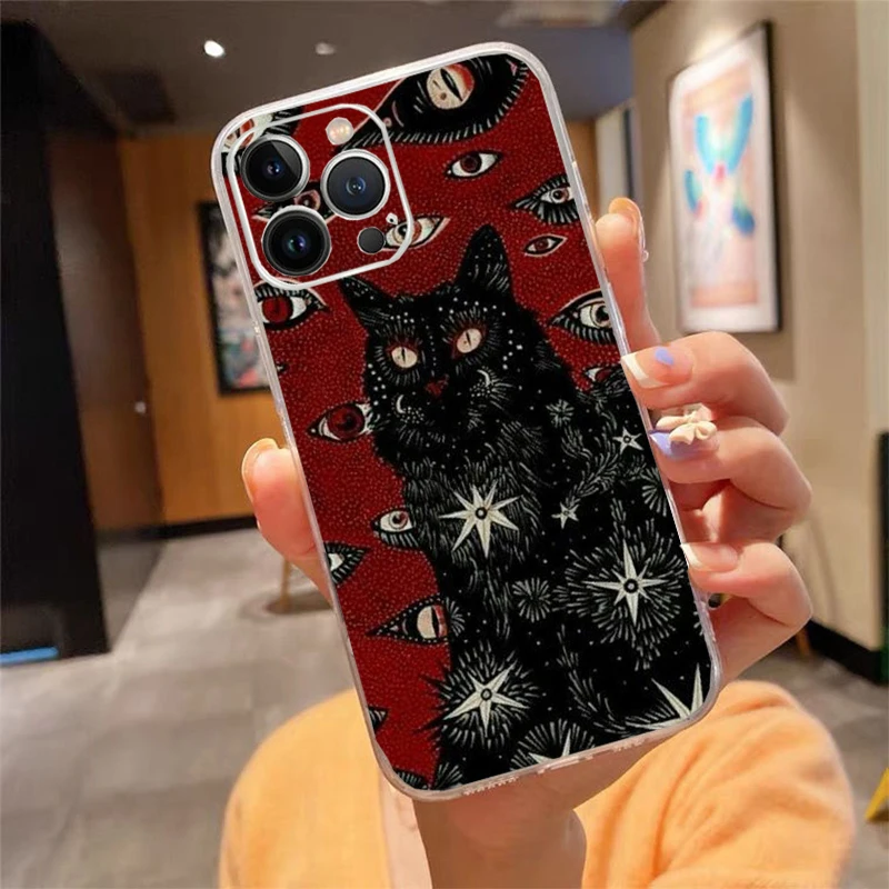 

Phone Case For iphone 17ProMax Air 16 15 14 13 Pro Max 15 16 Pro 15Plus Devil Woman Bad girl smoke eyes