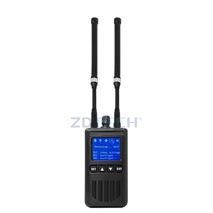 

1.5-2km Portable Handheld Detection 400MHz-6GHz For Security Defense System