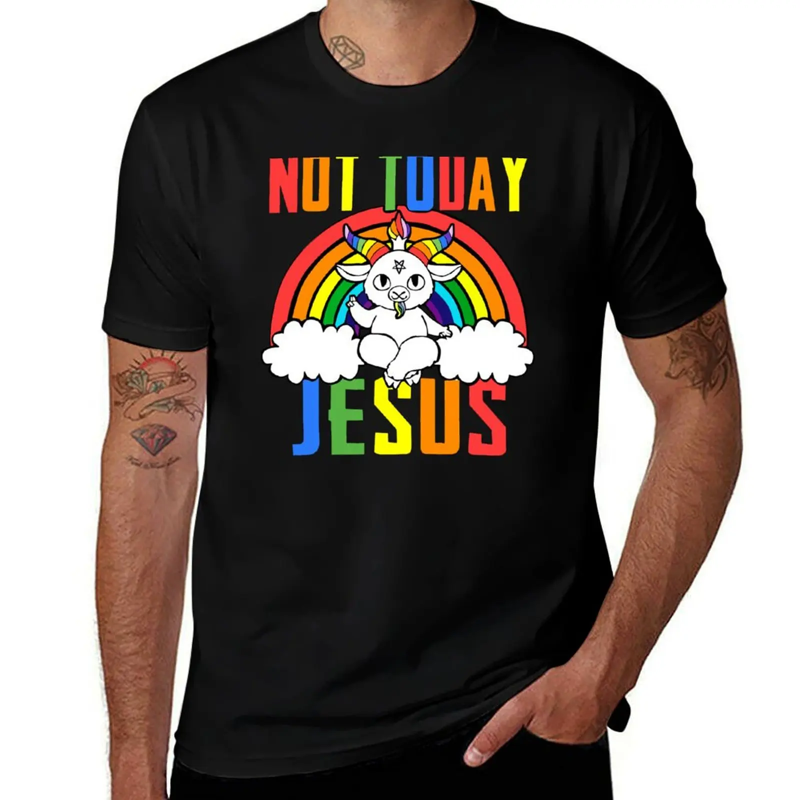 

Not Today Jesus T-Shirt custom shirt new gifts and t-shirts cotton t shirt men