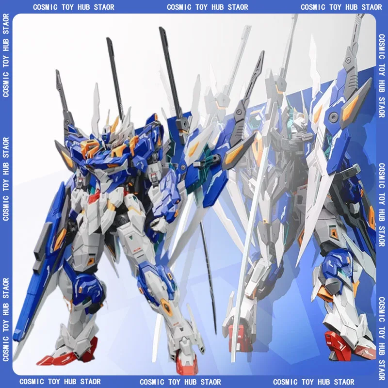 

22cm 1/100 Mg Snaa Blade King Anime Yr-02 Assembly Model Joint Movable Robot Water Delivery Stickers Collectible Toys Child Gift