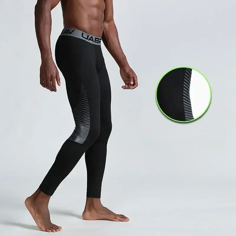 Mens Compression Pants Quick Dry Fitness Sportswear Running Tights Men Legging Fitness Training Jogging Pants Sport Gym Leggings