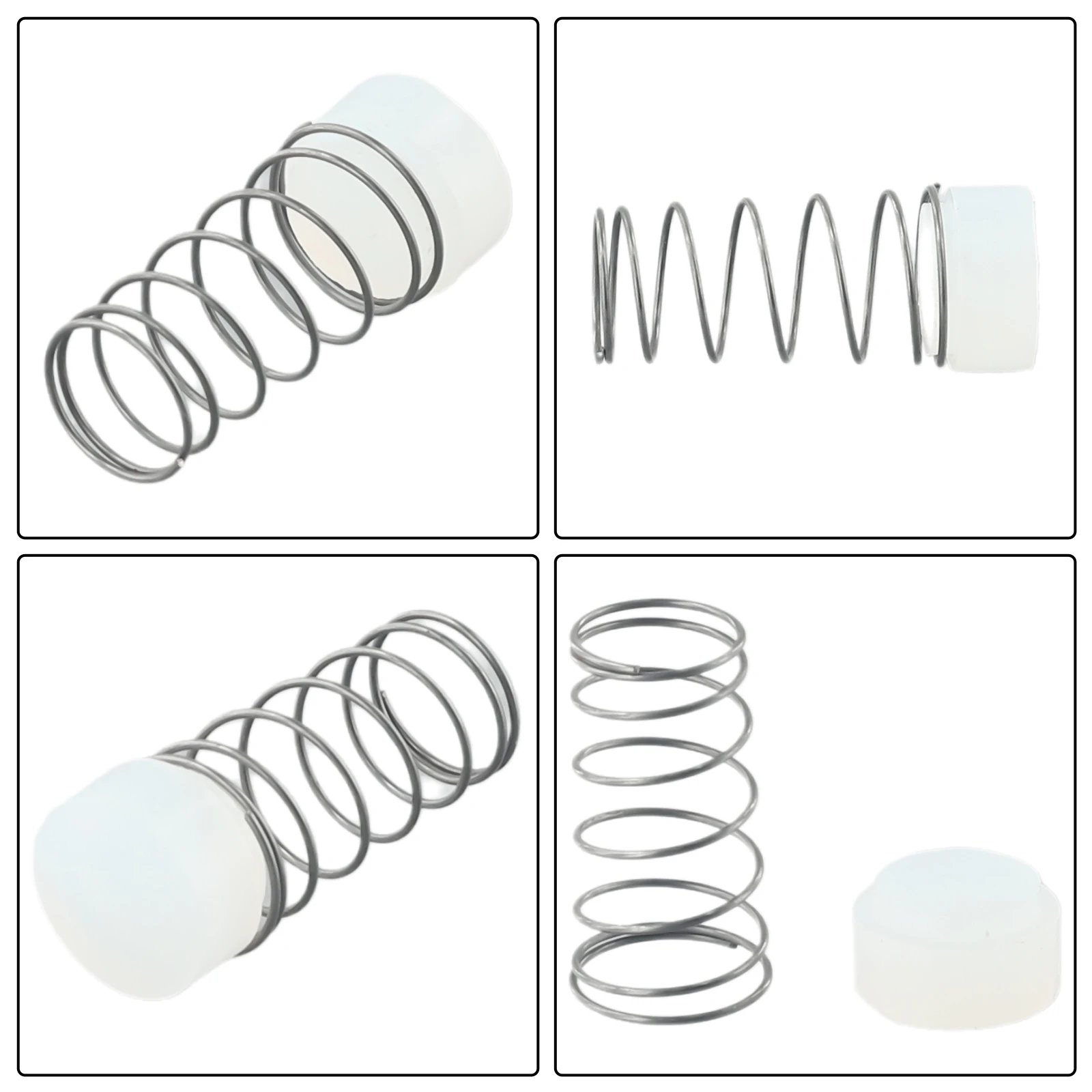 Air Compressor Seal Pads Spring Set, Rubber+Metal Material, Fits 65/90/95/105Type Compressor, Long Lasting Durability