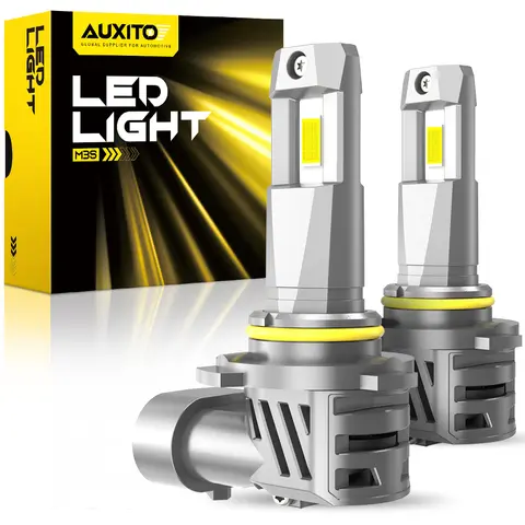 AUXITO 2Pcs Mini Size 9005 HB3 LED High Low Beam Headlight Bulb 6500K White H8 H11 H9 LED Headlamp Lights Auto Driving Lamp 12V