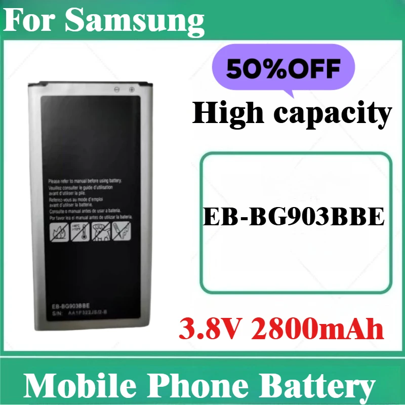 

3.8V 2800mAh EB-BG903BBE Mobile Phone Battery For Samsung Galaxy S5 Neo G903F G903M G903H Brand-New High Quality