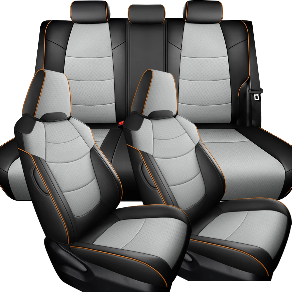 Custom Fit Full Set 5 Seats Car Seat Covers for Toyota Toyota RAV4 2013-2025 Hybrid