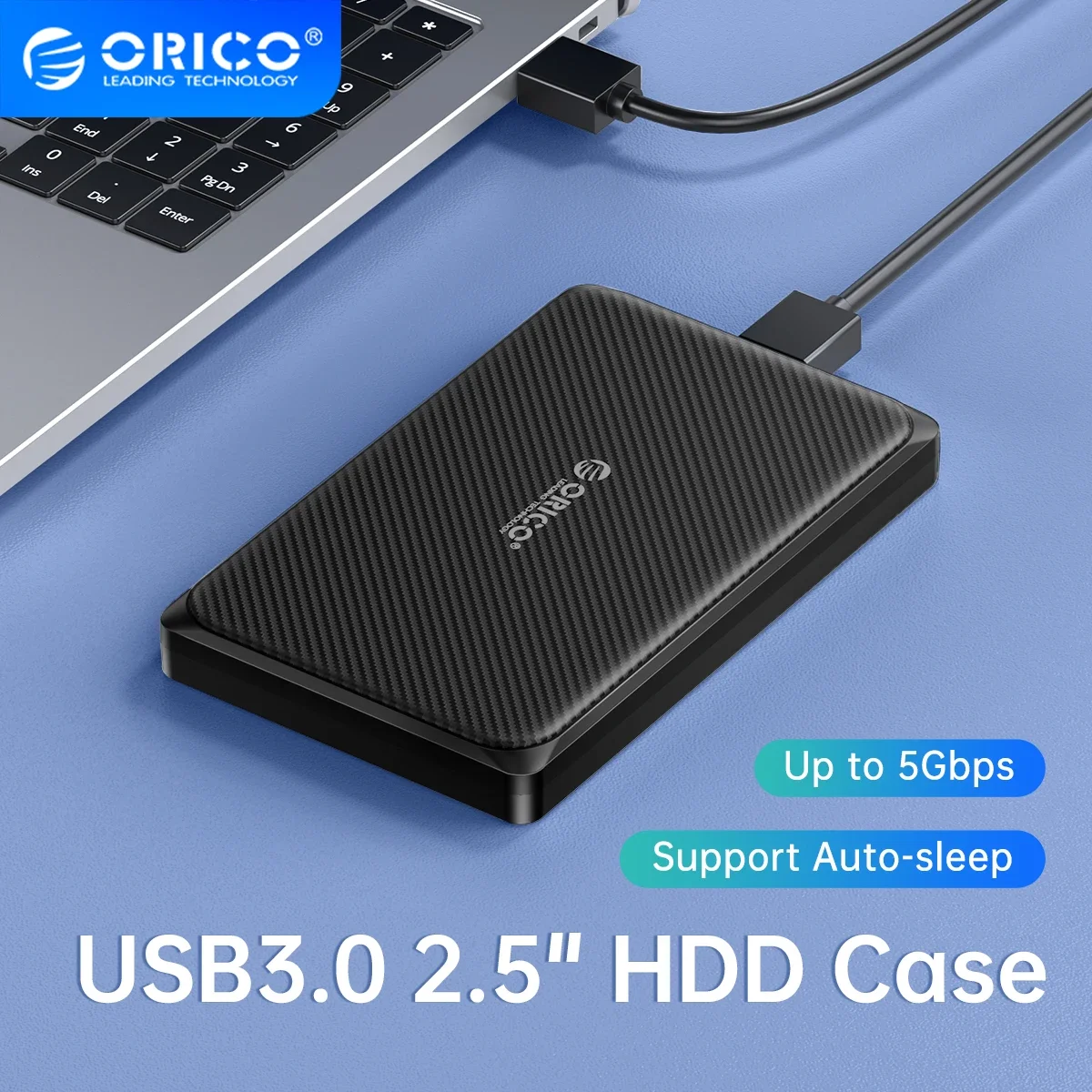 ORICO 2.5 Inch HDD Case SATA to USB 3.0 Hard Drive Enclosure for 2.5'' SSD Disk HDD Box 6TB Storage Case External HDD Enclosure