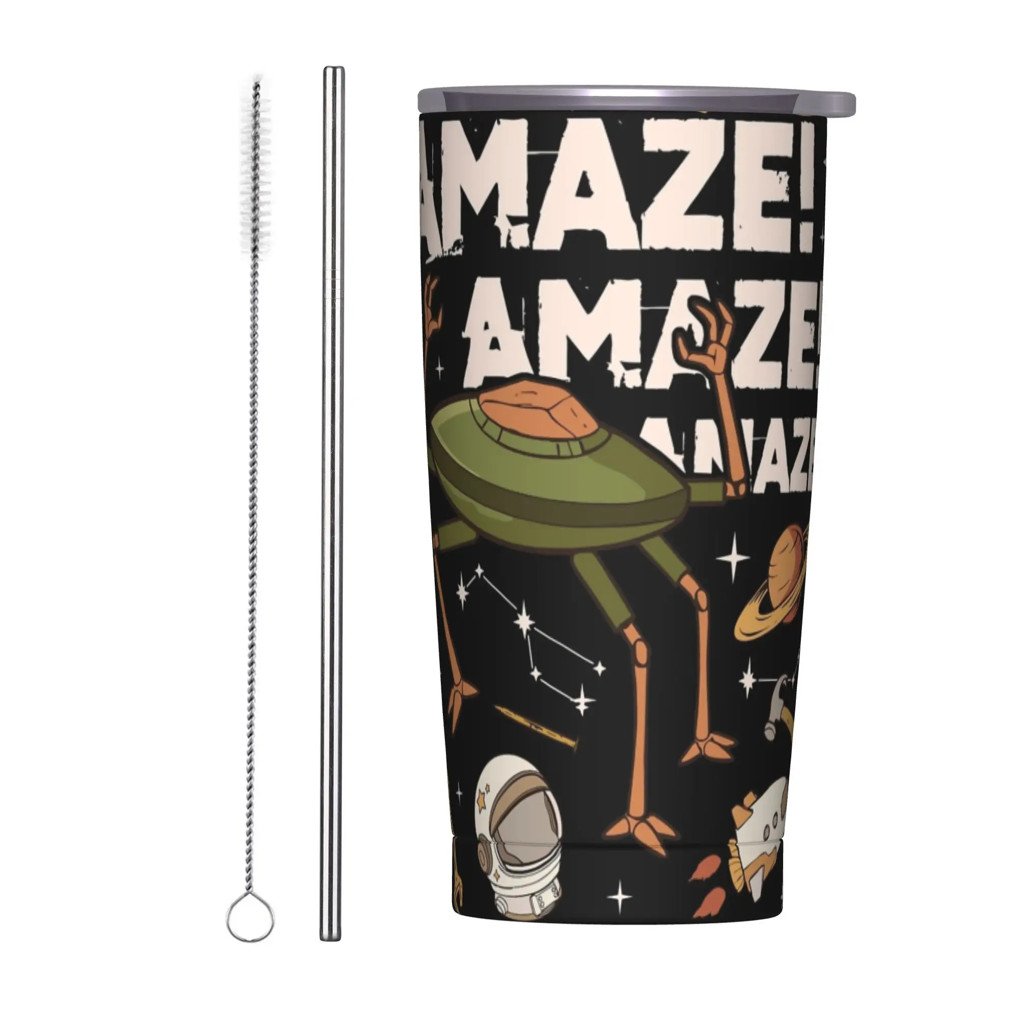 Rockys Amaze Amaze Amaze Project Hail Mary Movie Tumbler Vacuum Insulated  Coffee Cups Stainless Steel Mugs Hot Cold Drink, 20oz