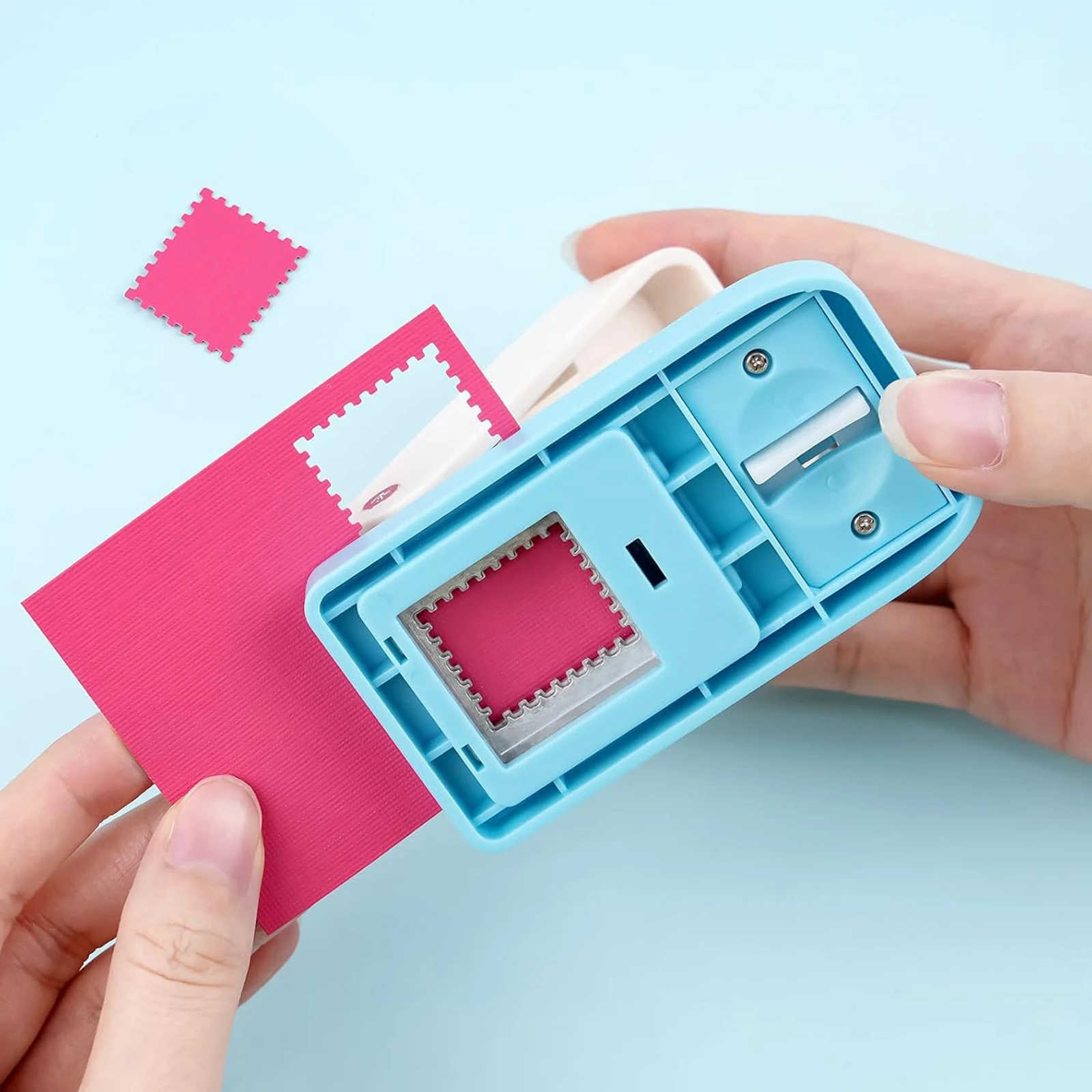 

Прямоугольный штамп-пробойник для почтовых марок 1x0,8 дюйма, квадратный пробойник для рукоделия, скрапбукинга, изготовления открыток и DIY-проектов