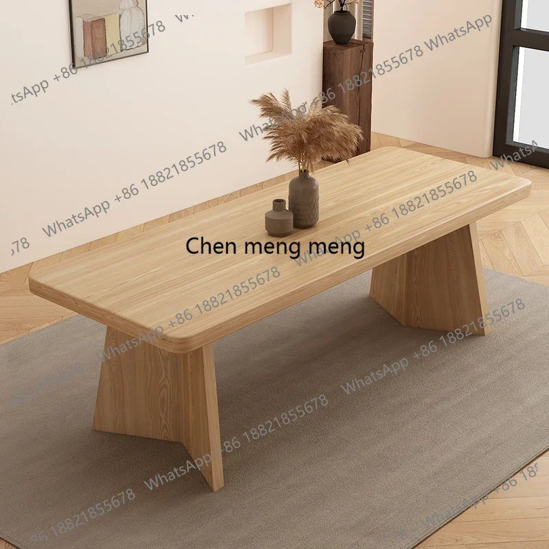 AB03   Modern Nordic Dining Table Camping Office Nigeria Newclassic Dining Table Serving Serving Entryway Wood Muebles Home Furn
