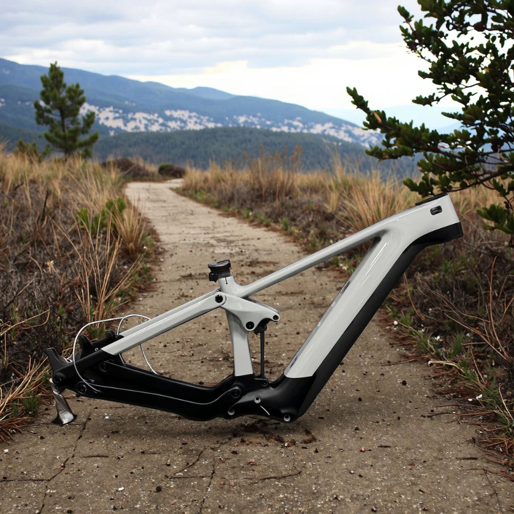 

Высокопроизводительная рама EBike из углеродного волокна 29er, 27,5 дюймов, полная подвеска, совместимый с Bafang M820, глянцевый дисплей DPC030, 48 В, 835 Втч