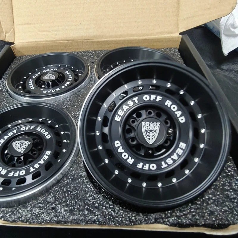 4 قطعة 1.9 بوصة 2.2 بوصة 2.6 بوصة عجلات معدنية ل 1/10 1/8 RC الزاحف سيارة TRX4 المدافع محوري SCX10 RC4WD D90 TRX6 MK07 خزان 300 #4