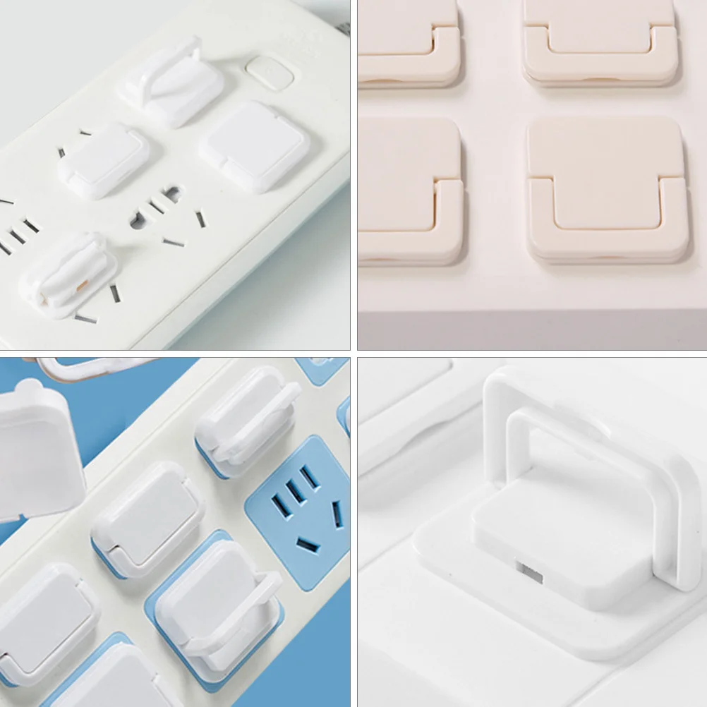 24 قطعة من واقيات المقبس المقاومة للأطفال، واقيات قابس سلامة الطفل، أقفال أمان كهربائية للأطفال، للاستخدام المنزلي