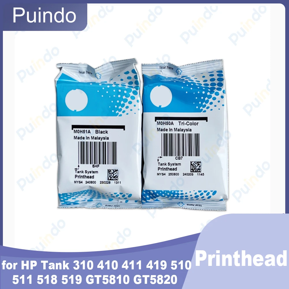

Original HPM0H50A M0H51A Printhead for HP Tank 310 410 411 419 510 511 518 519 GT5810 GT5820 Integrated Printhead Ink Cartridge