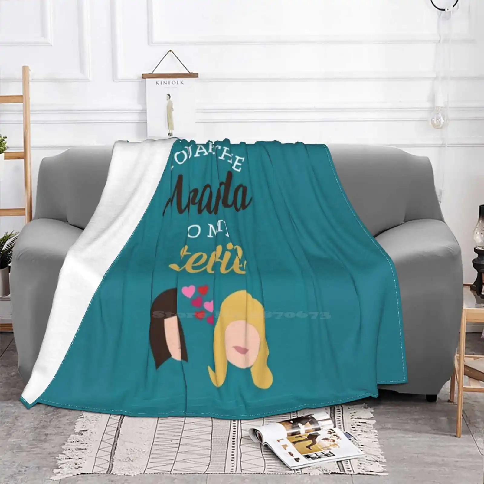 Miranda & Stevie Top Quality Comfortable Bed Sofa Soft Blanket Graphic Design Graphic Arts Stevie Miranda Hart Miranda And