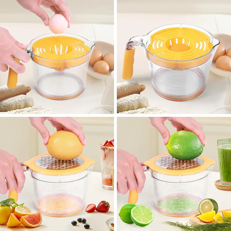 Lemon Squeezer, Manual Juicer, Four In One Multifunctional Kitchen Tool, Household Orange Juicer, Lemon Fruit Juicer