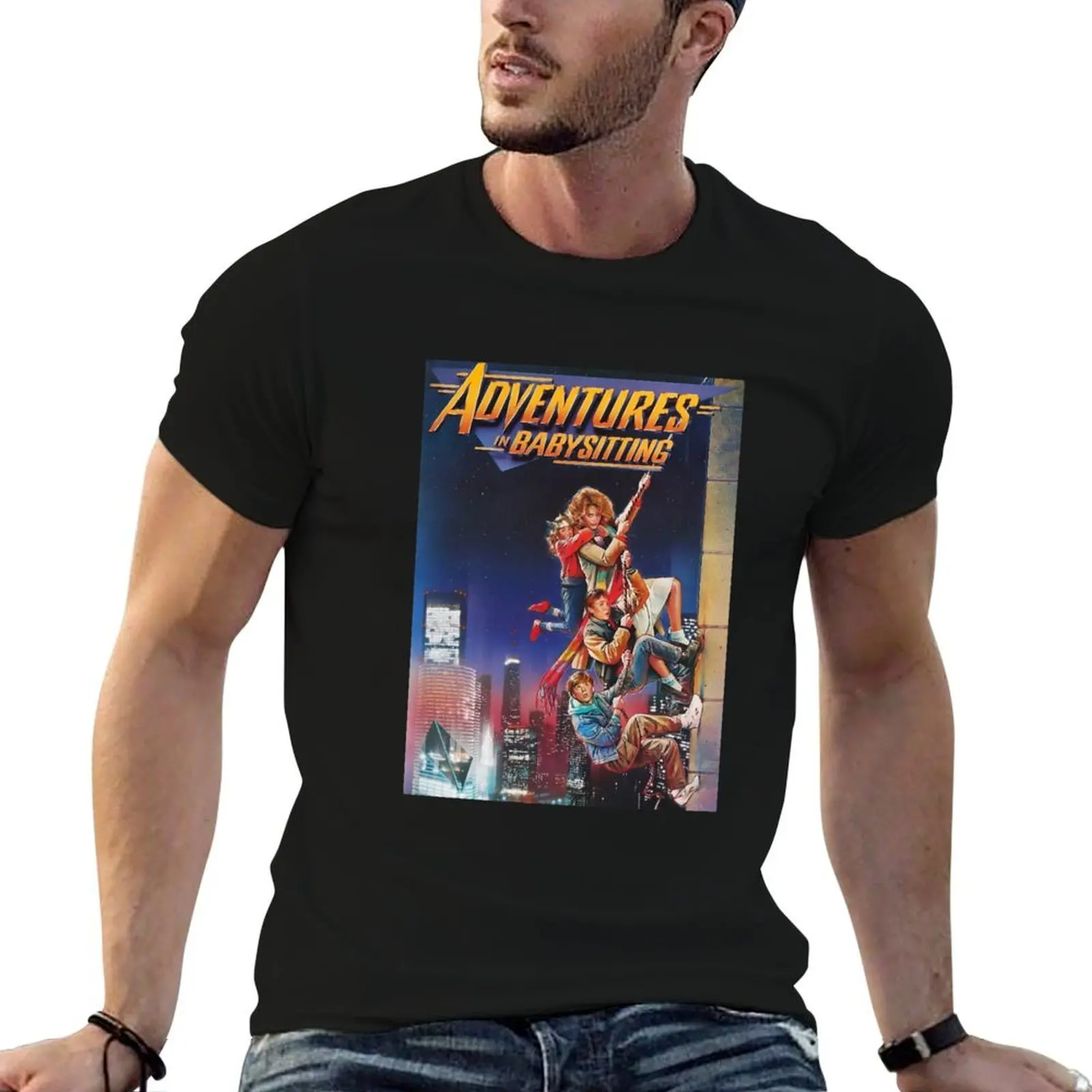 

100% shirts Adventures T-Shirt (1987) in man shirts t graphic t Babysitting 100% tshirt cotton cotton