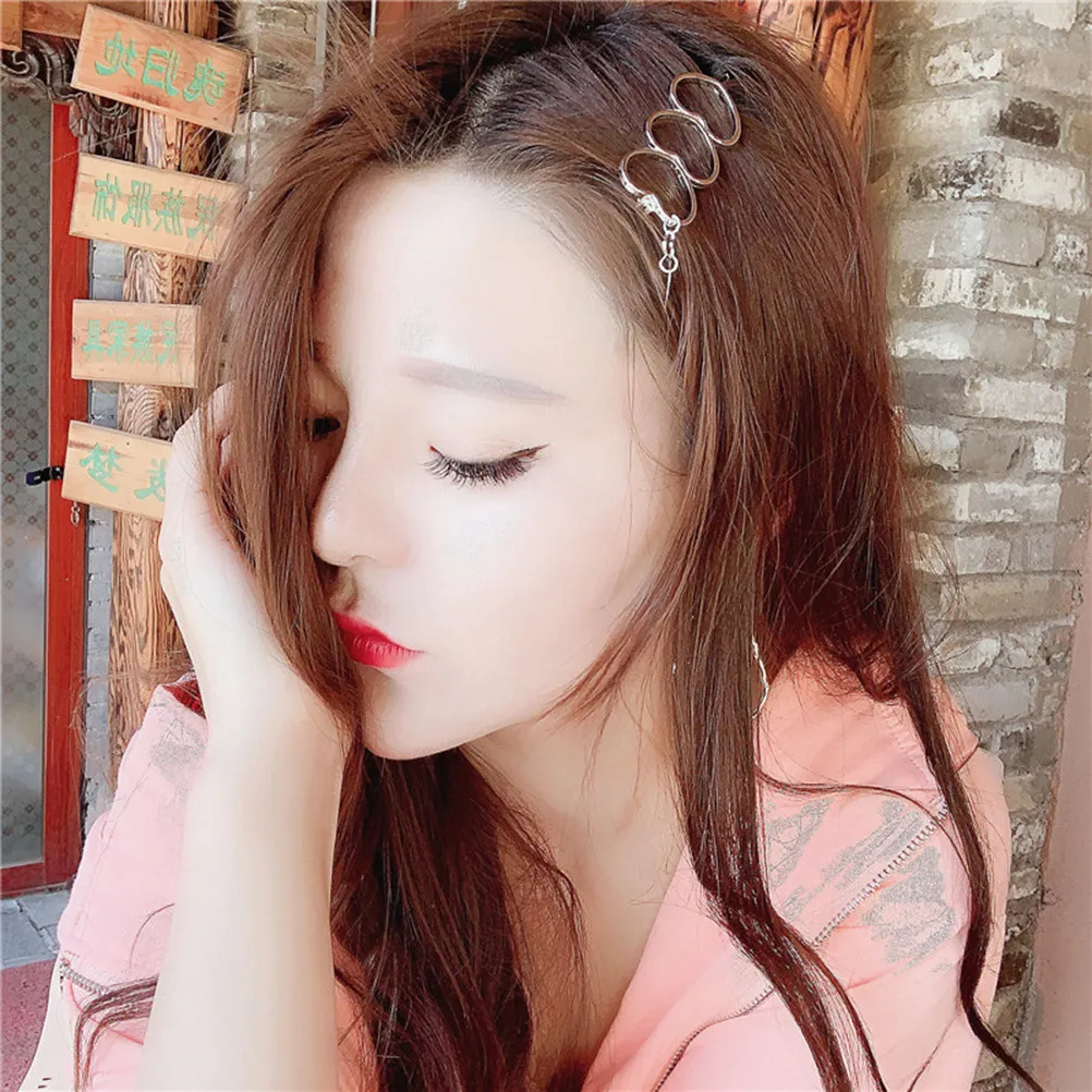 

4Pcs Alloy Hair Clips Star Heart Shape Fashion Barrettes Hair Side Clip Elegant Bobby Pin for Wedding Party Festival Photography