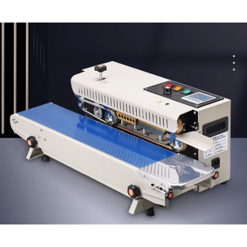 Pure Copper Heating Belt Emergency Stop Steel Stamp Production Date Packaging Machine，Automatic Continuous Sealing Machine