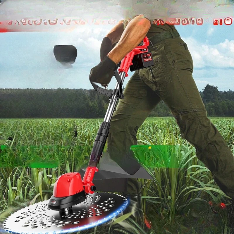 

Electric lawn mower Small household rechargeable professional forest garden lawn mowing lawn mower