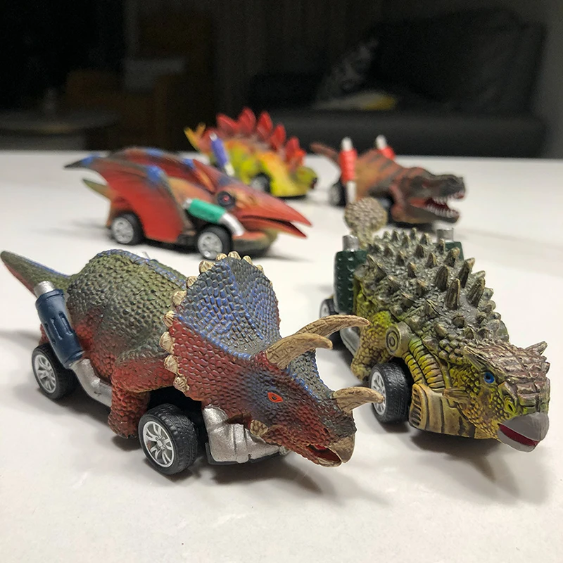 

Dinosaur Power Car Set Inertia Mini Car Toy Children'S Boy And Girl Simulation Animal Model Tank Birthday Gift