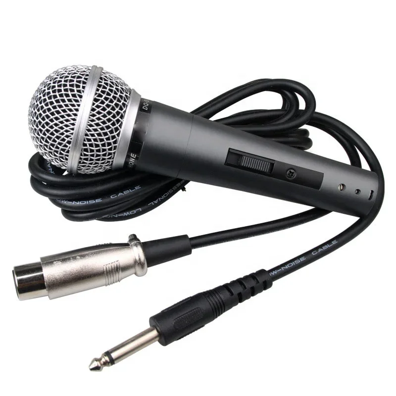 Metal SM58 cardioid Dynamic Microphone For Stage Singing Professional Wired Microphone for Shure Karaoke BBOX Recording Vocal