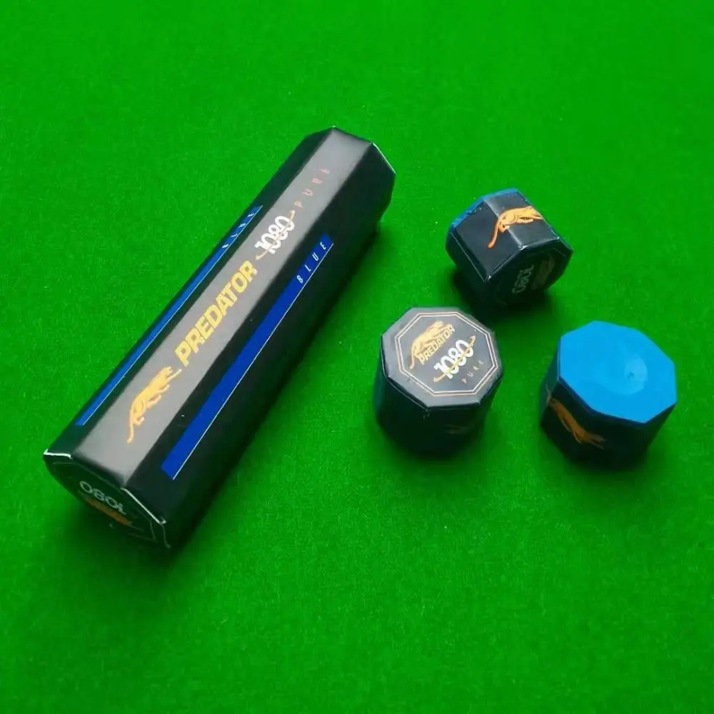 Good Friction Billiards Chalk Strong Viscosity Wear-resistant Billiards Accessories Octagon Blue Table Tennis Supplies