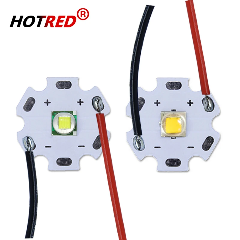 LED 5W10W High Power XLM T6 XMLL2 5050-L2 Diody koralikowe 3V 3.7V z przewodem do latarki Części rowerowe Akcesoria samochodowe Głowica