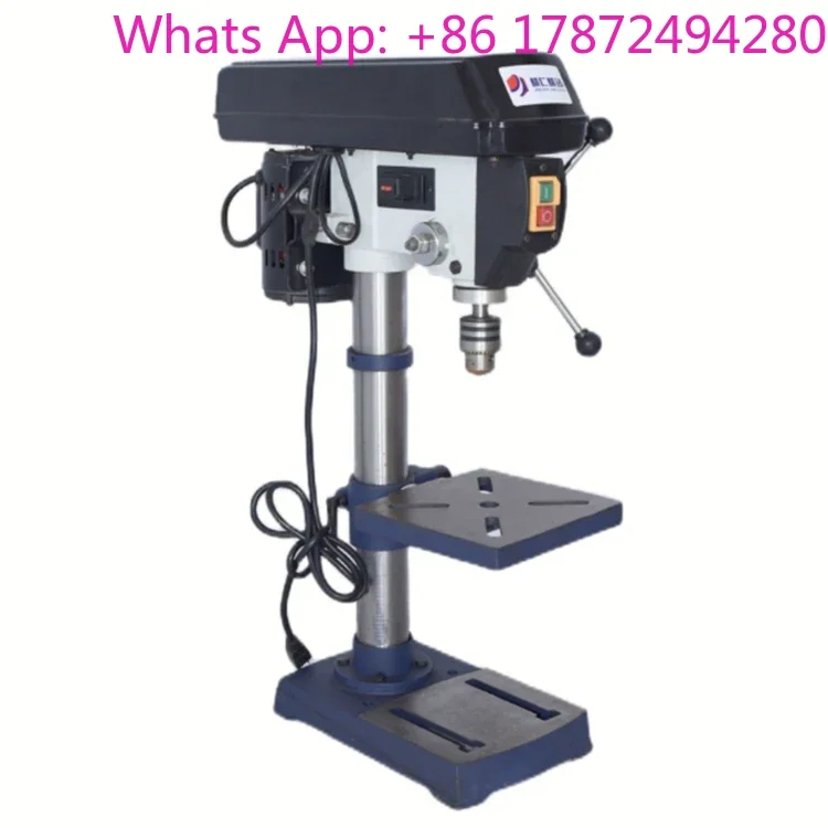 Precision Drill Press 8 Inch Swing - Multi-Functional Benchtop Type Safe 5 Speed Drill Press