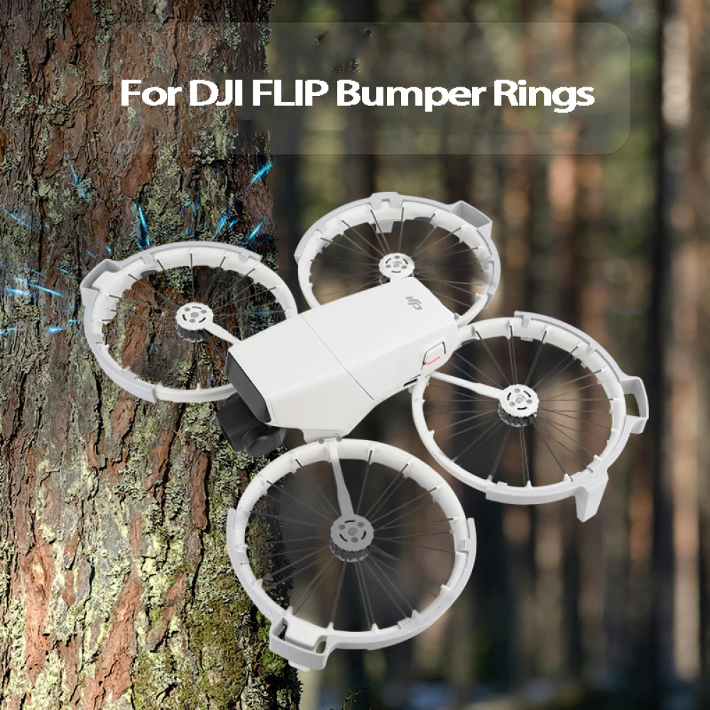 Propeller Guard with Heightened Tripod for DJI Flip Drone Anti Collision Protective Bumper Ring Impact Resistant Drone Accessori