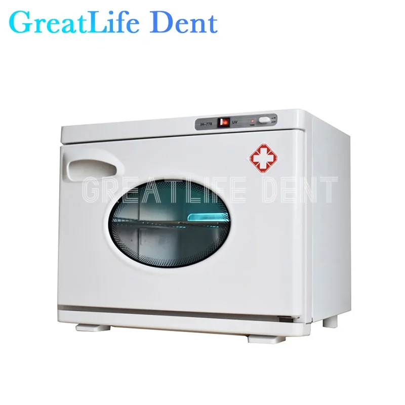 

GreatLife Dent Dental Оригинальное лабораторное оборудование УФ-дезинфекционный шкаф Медицинский стерилизатор с функцией электрической сушки 28 л