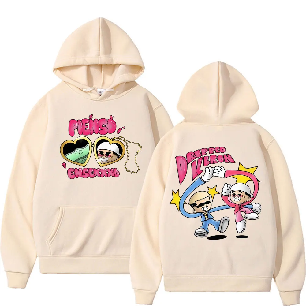 مغني الراب عمر كورتز Drippeo Kbron الجرافيك هوديي القمم ملابس للرجال القوطية الهيب هوب الشارع نمط هوديس بلوزات عالية الجودة #5