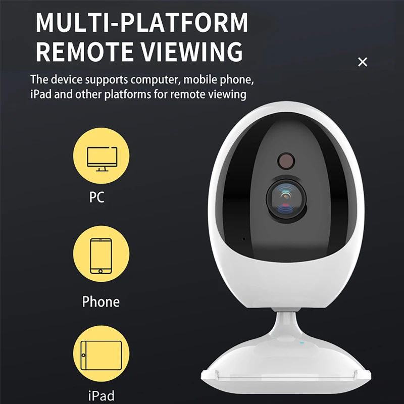 2MP 3MP Fisheye Wide Angle WiFi Camera ICSEE 1080P Home CCTV Camera Pet Monitor Motion Detection Baby Camera Two Way Audio