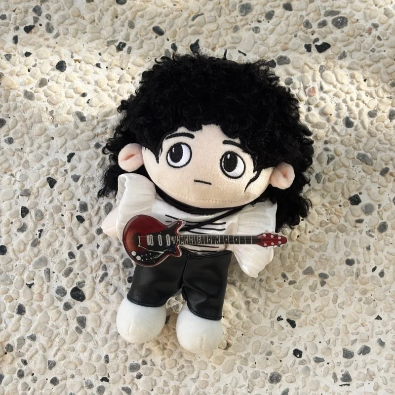 In Stock Classic Rock Guitar Legend Style Mini Plush Keychain Pendant Collectible Soft Stuffed Figure Gift For Music Fans