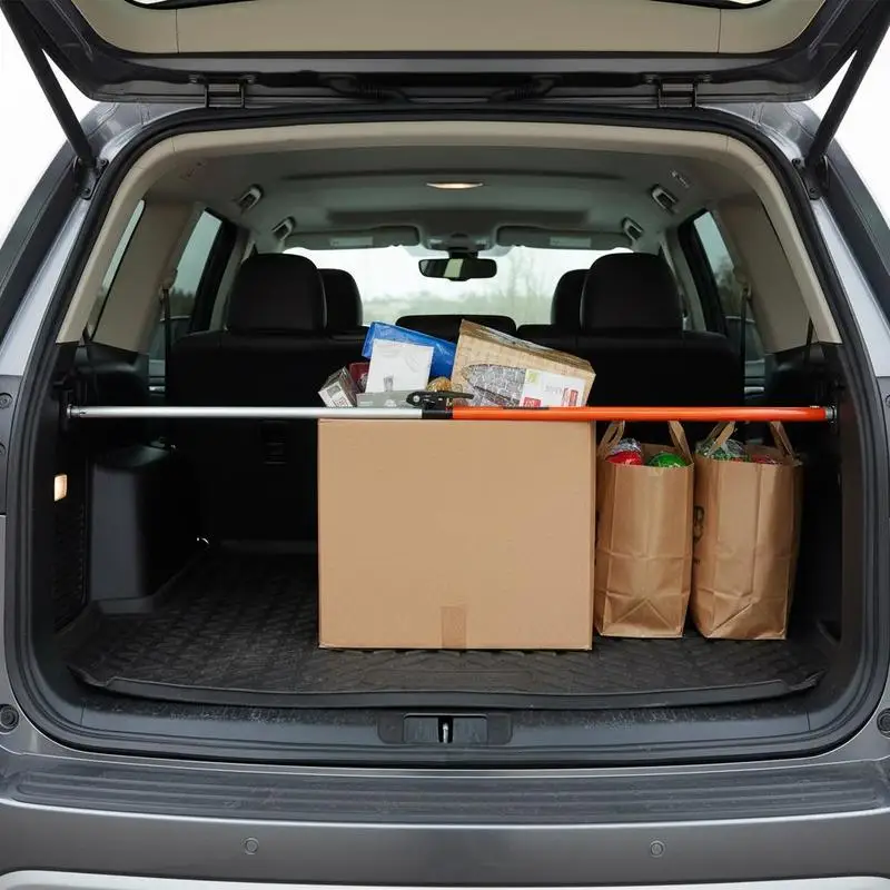 

Cargo Bar, Ratcheting Cargo Bar Adjustable from 40" to 73", Heavy-duty Steel Cargos Stabilizer with Non-Slip Foot Pads, Telescoping Load Lock Bars Stop Sliding for SUVs, Sedans