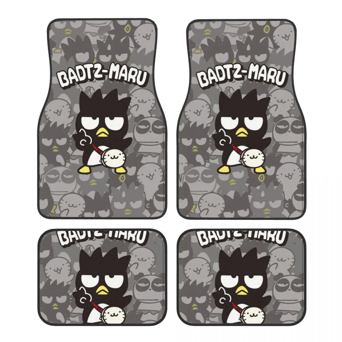 

Badtzs Marus Floor Mats for Cars All-Weather Anti-Slip Floor Mats Liner Full Set Car Accessories