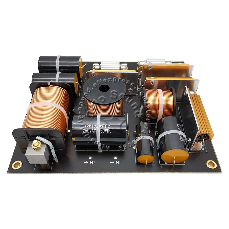 1pcs 1200W 3 WAY Hi-Fi ลําโพงความถี่กรองเสียง CROSSOVER BOARD ทวีตเตอร์ฟิวส์สําหรับ 15-18 นิ้ว