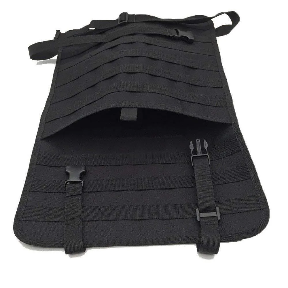 Tactical Car Back Cushion Multi-Purpose Storage Hanging Pouch Vehicle Seat  Protector Outdoor Hunting Accessories Storage Tools