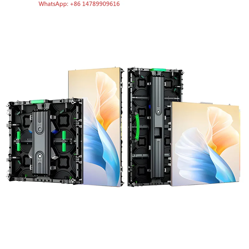 

LED Digital Signage Video WallP2.6-P4.8 Pixel Pitch 500x500mm Outdoor/Indoor Full Color IP66 Waterproof 4K LED Display ScreenIP6