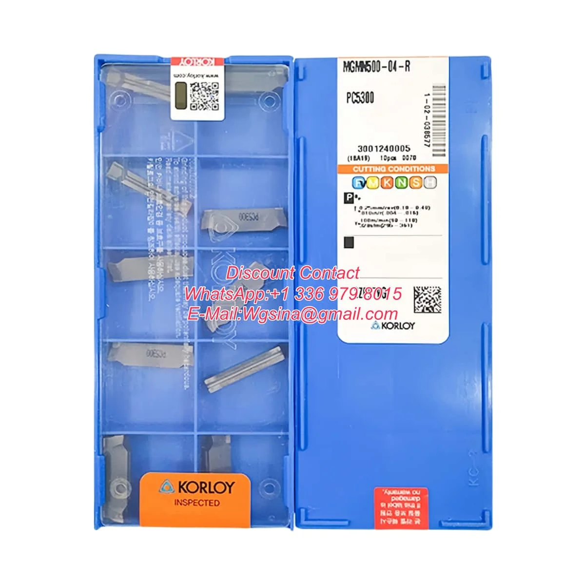 

Оригинальная фрезерная пластина KORLY RDMT RDMT1204MO-X326 PC5300, 10 шт.