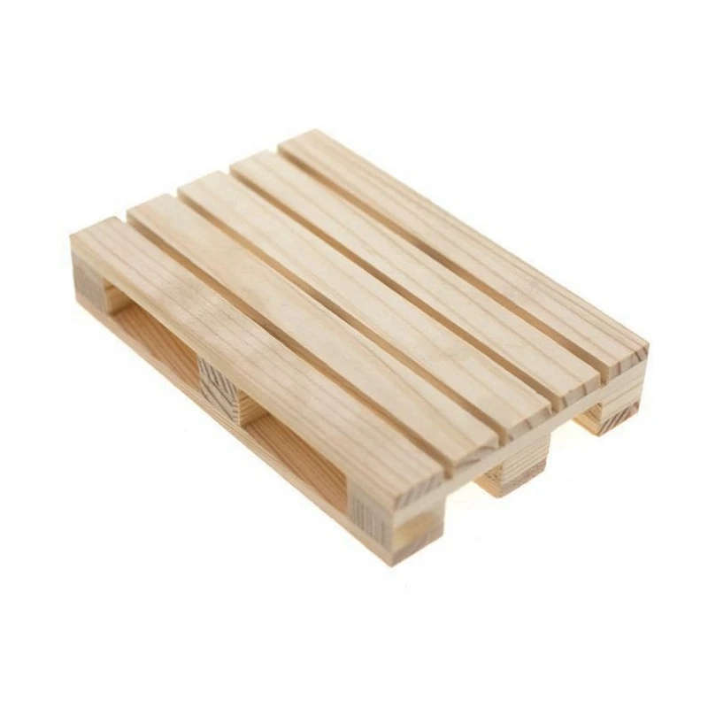 6PCS 120X80mm Wooden Pallet Decoration For 1/10 RC Crawler Car Axial SCX10 90046 Traxxas TRX4 Redcat Tamiya MST