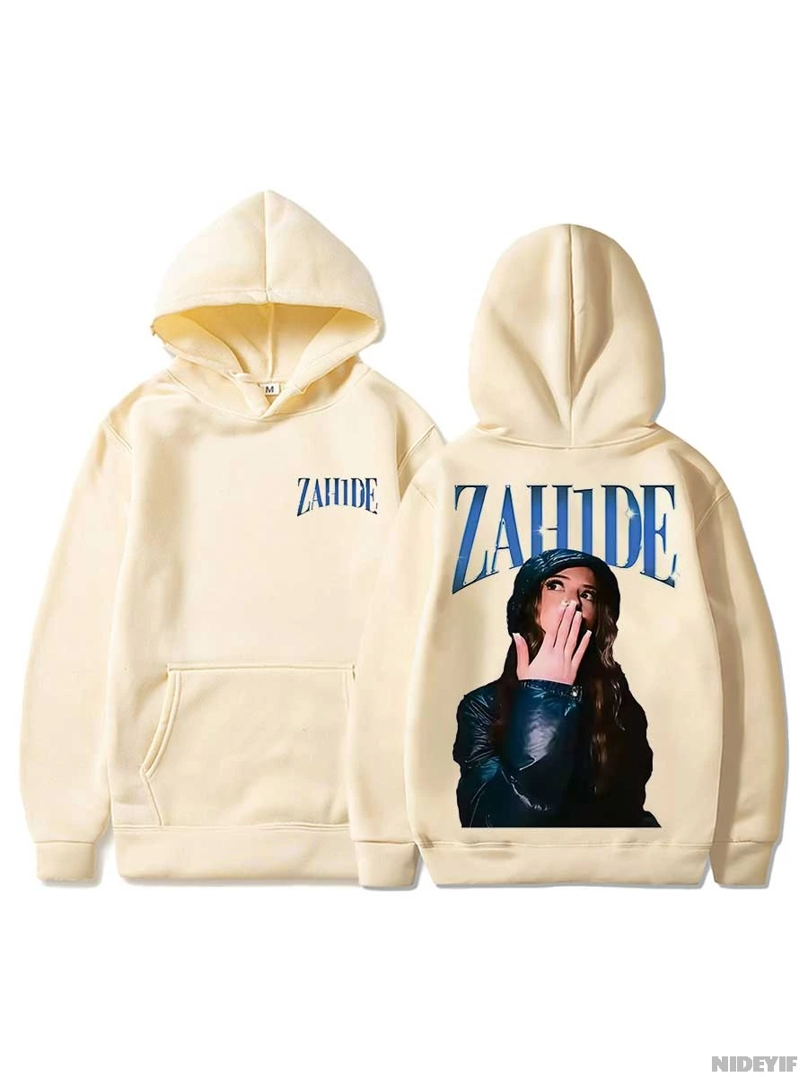 

Zahide Merch Zahide Hoodie Men Women Pullover Hiphop Streetwear Soft Casual Sweatshirt Tops ZH2