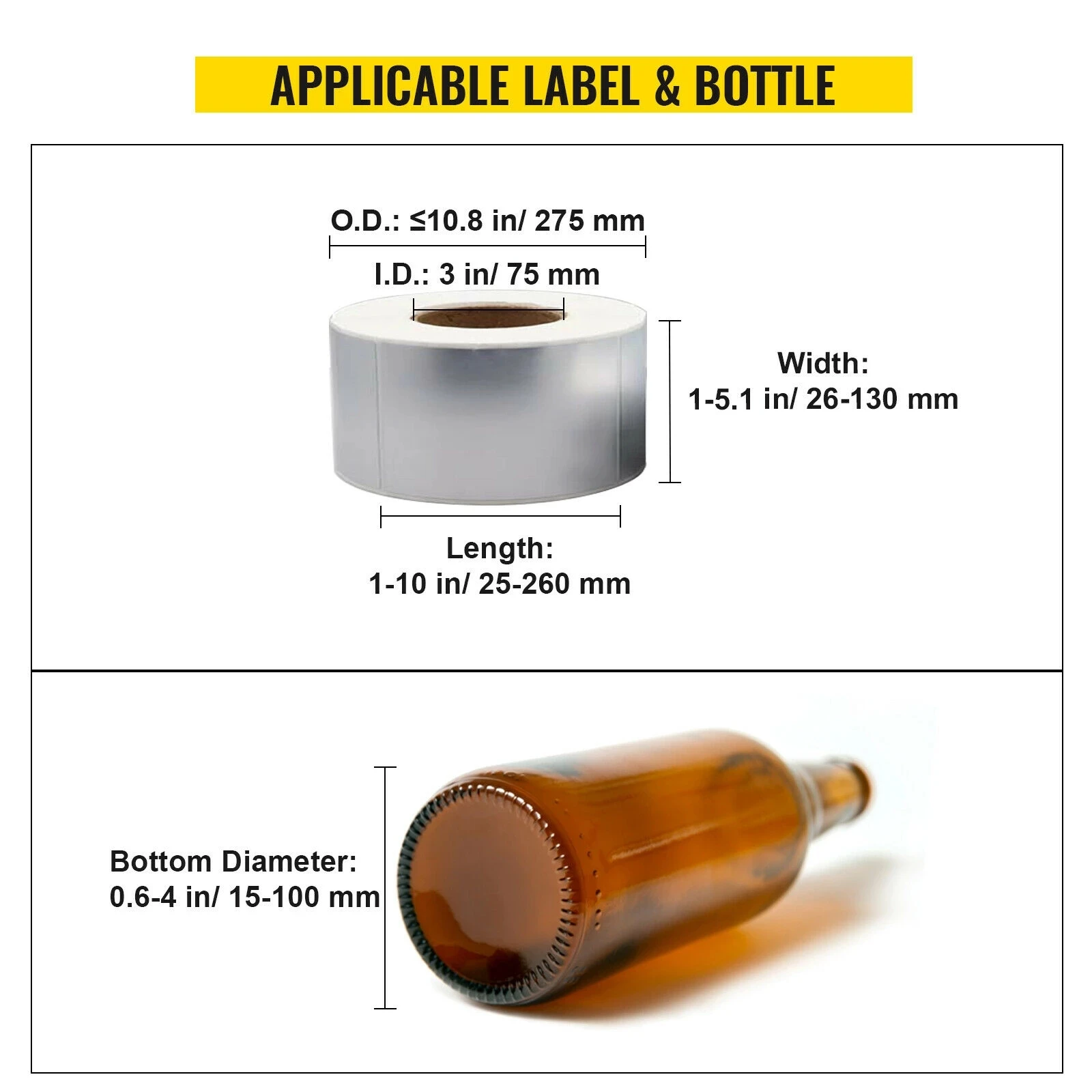 Simple Manual Handy Round Wine Bottle Adhesive Sticker Label Applicator For PET Plastic Bottle Packing Labeling Machine